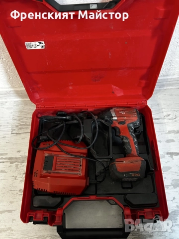 Hilti  Хилти Винтоверт Импакт Гайковерт Nuron батерия и зарядно батерии, снимка 7 - Други инструменти - 55807840