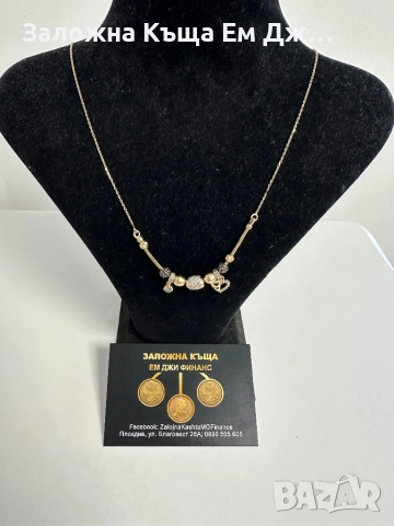 Златно колие Pandora, снимка 2 - Колиета, медальони, синджири - 54111070