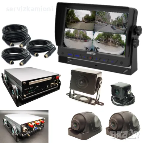 Камери за камиони, автобуси, селскостопанска и строителна техника, снимка 4 - Комплекти за видеонаблюдение - 47504861