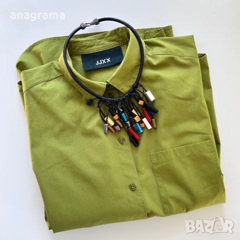 Hugo Boss елегантен  слим панталон  и риза JJXX в наситен цвят, снимка 12 - Панталони - 44208937