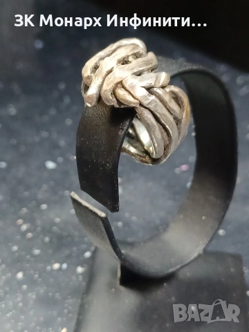 Сребърен Пръстен , снимка 3 - Пръстени - 53206643