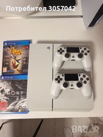 Ps4 pro 1T+ 2 оригинални джойстика + 2 игри