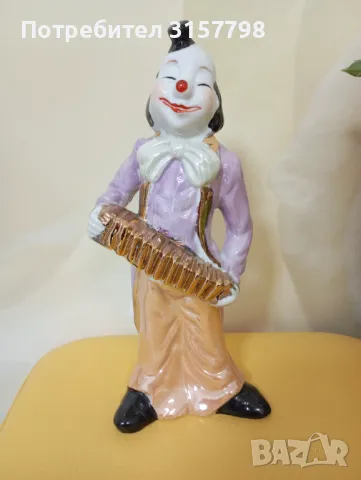 Порцеланова статуетка клоун, снимка 1