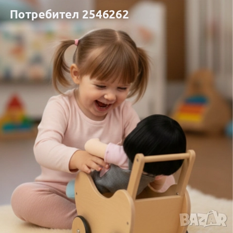 Cufan Baby Doll – Мека кукла с текстилно тяло – Перфектен подарък за малки принцеси, снимка 2 - Кукли - 52904538