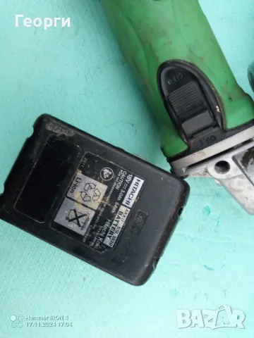 HTACHI HIKOKI 18V Акум.ъглошлаиф, снимка 6 - Други инструменти - 48002512