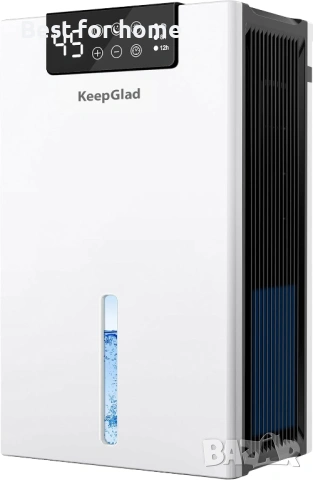 Електрически влагоабсорбатор 2800 мл, 28 dB Тих енергоспестяващ влагоабсорбатор с филтър, за мазе