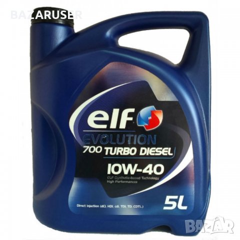Двигателно масло ELF EVOLUTION 700 TURBO DIESEL 10W40 5л.