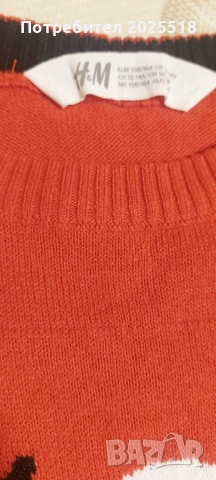 Коледна блуза , снимка 2 - Детски пуловери и жилетки - 52680027