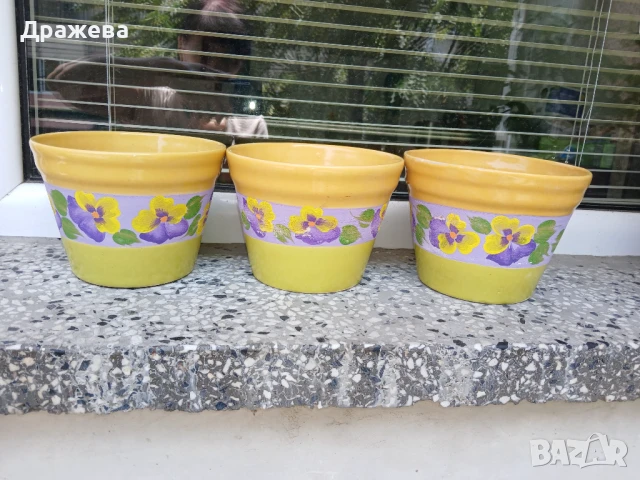 Керамични саксии за цветя