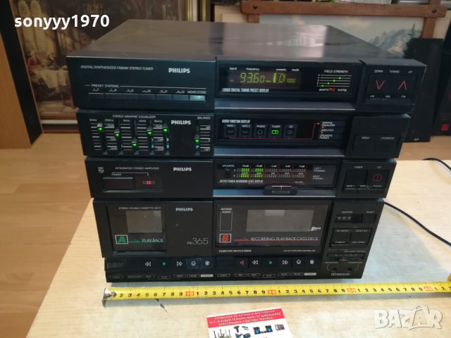 philips tuner/amplifier/deck-made in belgium 1409211922, снимка 5 - Ресийвъри, усилватели, смесителни пултове - 34134477