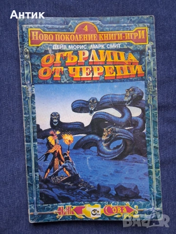 Лот Стари Книги Игри Принцът на Алкирия Огърлица от Черепи Тъмната Страна на Земята, снимка 3 - Колекции - 54070000