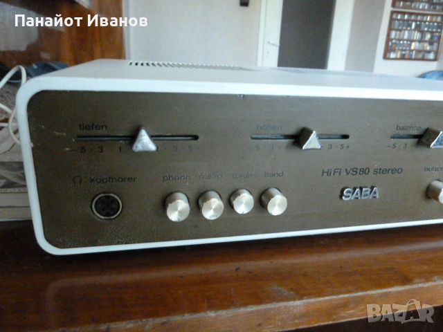 SABA VS-80 стерео усилвател, снимка 2 - Ресийвъри, усилватели, смесителни пултове - 54333812