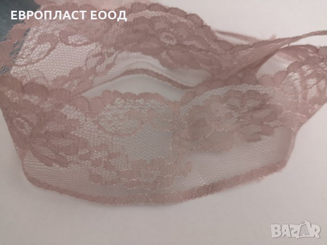 Дантела 5 см / Пепел от рози , снимка 4 - Платове и дамаски - 33930750