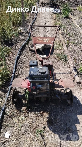 Фреза с инвентар с двигател Петров, снимка 2 - Градинска техника - 51385251