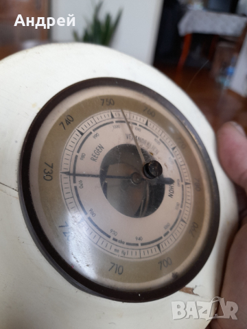 Стар Барометър #9, снимка 4 - Антикварни и старинни предмети - 44749527