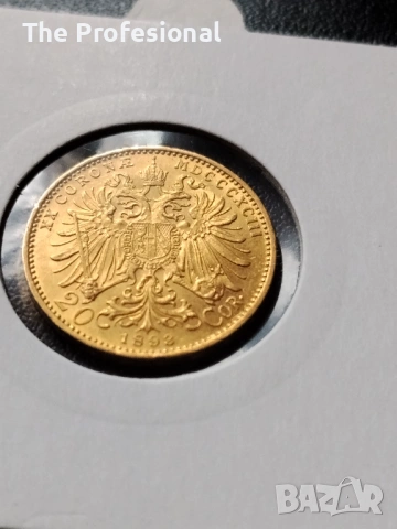 Златна монета Австрия, снимка 3 - Нумизматика и бонистика - 53184950