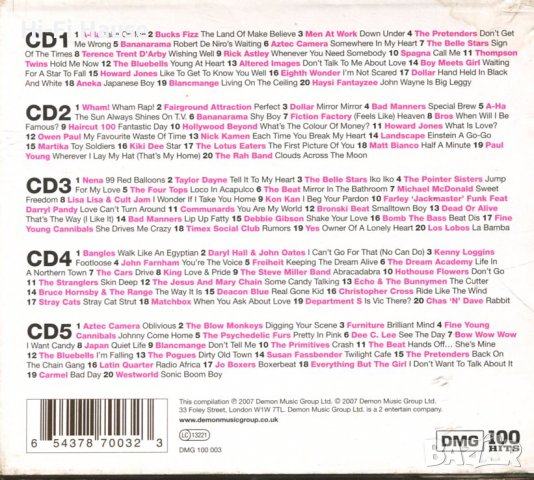 100 Hits 80s, снимка 2 - CD дискове - 37305726