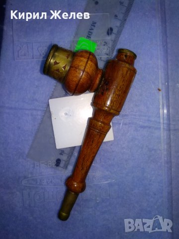 СТАРА РЯДКА КОЛЕКЦИОНЕРСКА ЛУЛА за ОПИУМ РЪЧНА МАЙСТОРСКА ИЗРАБОТКА ДЪРВО и БРОНЗ За КОЛЕКЦИЯ! 37701, снимка 8 - Колекции - 40690517