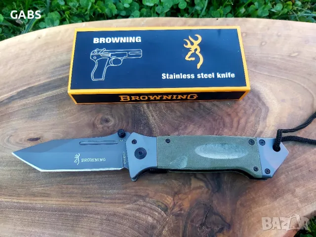 Сгъваем джобен нож Browning 2 цвята,DA35, снимка 3 - Ножове - 49446990