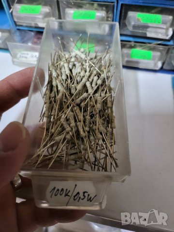 Български резистор, съпротивление - 100 килоома 0,5 вата