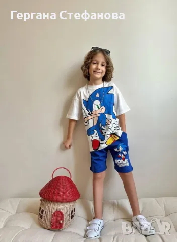 Комплект Соник Размери-3/4г.4/5г.5/6г.7/8г.9/10г. Цена-25 лв, снимка 1