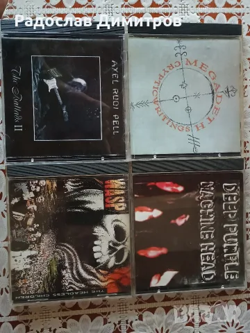  Deep purple wasp Megadeth axel Rudi pell