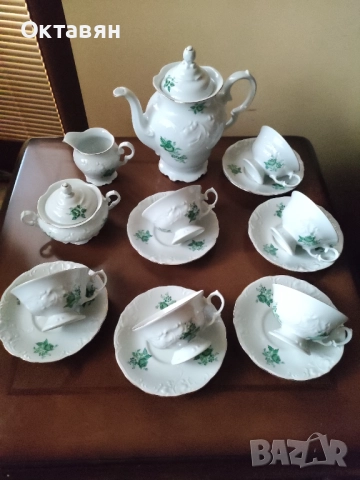 Порцеланов сервиз за чай/кафе, снимка 2 - Сервизи - 52770612