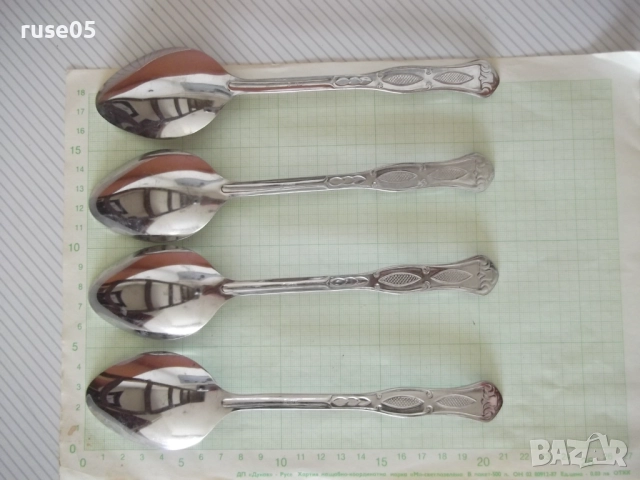 Лот от 4 бр. лъжици, снимка 5 - Прибори за хранене, готвене и сервиране - 52188332
