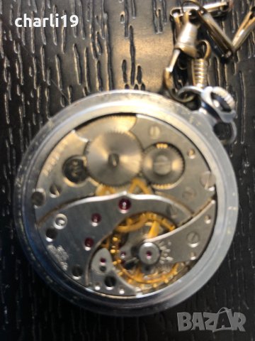 Джобен старинен часовник МЪЛНИЯ , снимка 5 - Джобни - 42145370