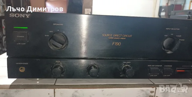 SONY     TA-F190, снимка 10 - Ресийвъри, усилватели, смесителни пултове - 55780034