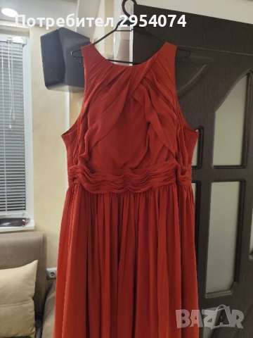 дамска рокля керемиден цвят хл 59лв