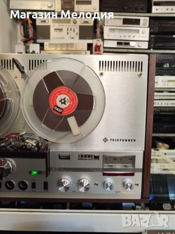 Ролков магнетофон Telefunken M 204 TS E 2 Профилактиран, работещ., снимка 8 - Аудиосистеми - 50737410