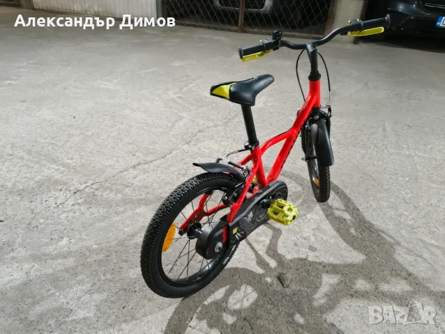 Велосипед 16" B-Twin с алуминиевa рамка, снимка 3 - Велосипеди - 55990497
