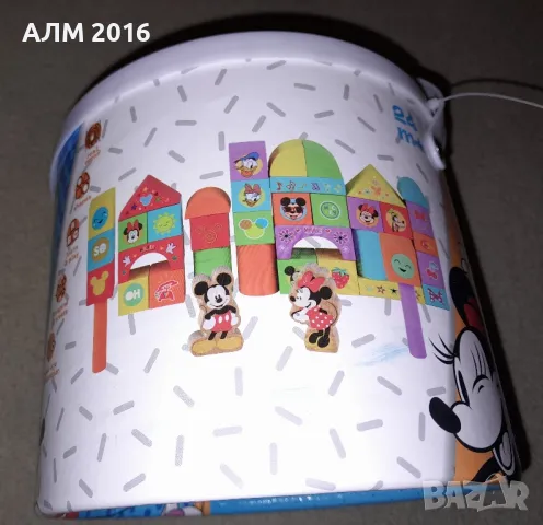 Дървен строител , дървени кубчета 2 варианта, снимка 3 - Образователни игри - 47976330