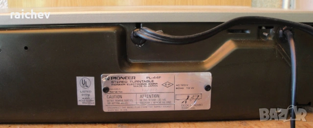 PIONEER PL-44F - Качествен и атрактивен грамофон. ★ █▬█ █ ▀█▀ ★ , снимка 9 - Грамофони - 54014182