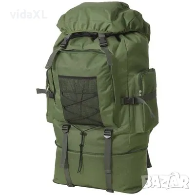 vidaXL Раница тип "войнишка", XXL 100 L, зелена(SKU:91096), снимка 2 - Други - 48690619