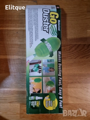 Четка за прах Go Duster с 3 сменяеми приставки – TV59 🧹, снимка 2 - Други стоки за дома - 53216735