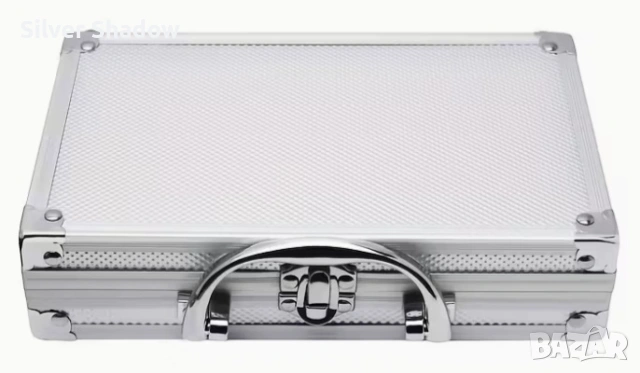 Алуминиев куфар за монети, размер 20,7 см./13 см./5 см. , снимка 4 - Нумизматика и бонистика - 53057227