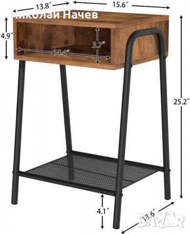 Мултифункционално шкафче / помощна масичка BF75BZ01, снимка 6 - Шкафове - 36651944