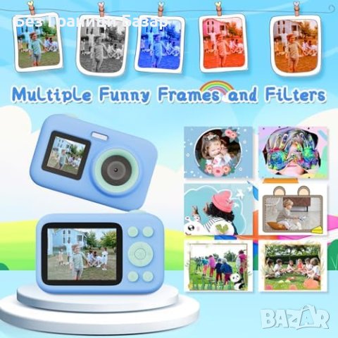 Нова 1080P Детска Камера SJCAM - Хит Подарък за Рожден Ден и 1 юни, снимка 3 - Фотоапарати - 44211507