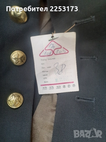 Неползвани вълнени шинели от Старото време.Дрехи Пожарна., снимка 9 - Антикварни и старинни предмети - 43801774