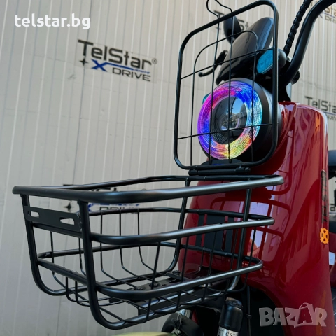 Електрически карго скутер TANK BALKAN TELSTAR 1500W 60V 23Ah с двойна седалка, възможност за педали , снимка 3 - Мотоциклети и мототехника - 52426481