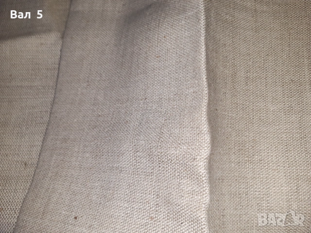 Стар ленен плат , платно , ленена панама . НЕУПОТРЕБЯВАН, снимка 5 - Антикварни и старинни предмети - 54149504