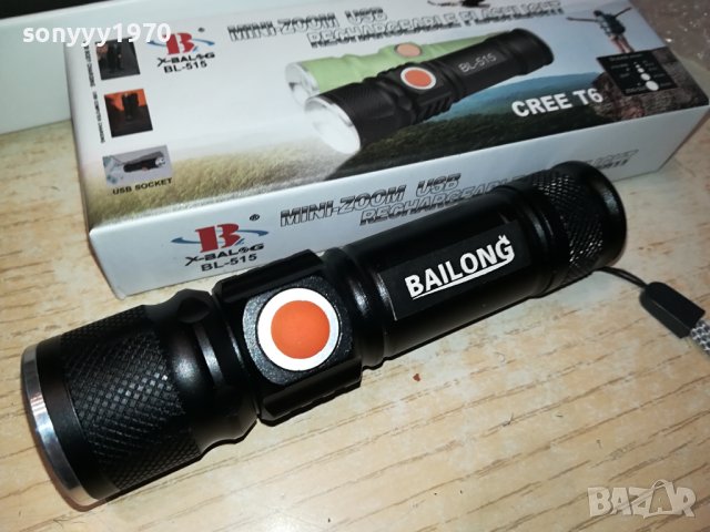 ЛЕД ФЕНЕР-ЗАРЕЖДАНЕ В ЮСБ ПОРТ 2710231855, снимка 2 - Екипировка - 42747097