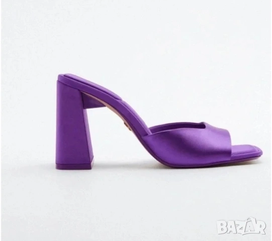 Сандали на ток на Zara, снимка 2 - Сандали - 53905362