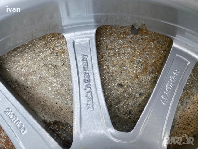 Оригинални джанти за Мерцедес, комплект с датчици в безупречно състояние неразличимо от нови, снимка 5 - Гуми и джанти - 51864681