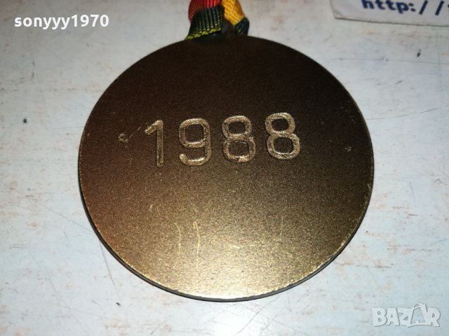1988 МЕДАЛ-5СМ 0601221030, снимка 4 - Антикварни и старинни предмети - 35343553