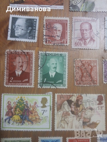 Колекция 70 пощенски марки от различни държави, снимка 5 - Филателия - 51745994