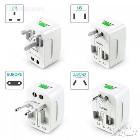 1989 International Adapter с 2 бр. USB, снимка 7 - Други стоки за дома - 37336737