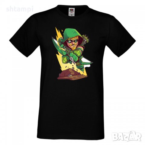 Мъжка тениска DC Green Arrow Star Wars Игра,Изненада,Подарък,Геймър, , снимка 3 - Тениски - 36800683
